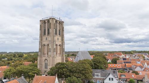 Straatbeeld in historisch Goedereede