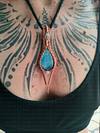Labradorite copper necklace