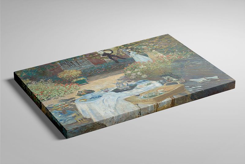 The Luncheon: A Peaceful Afternoon in the Garden by Claude Monet