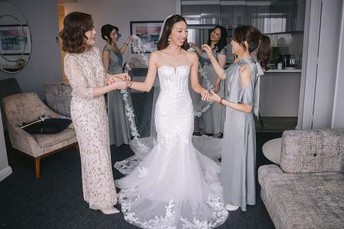 Bride Getting Ready