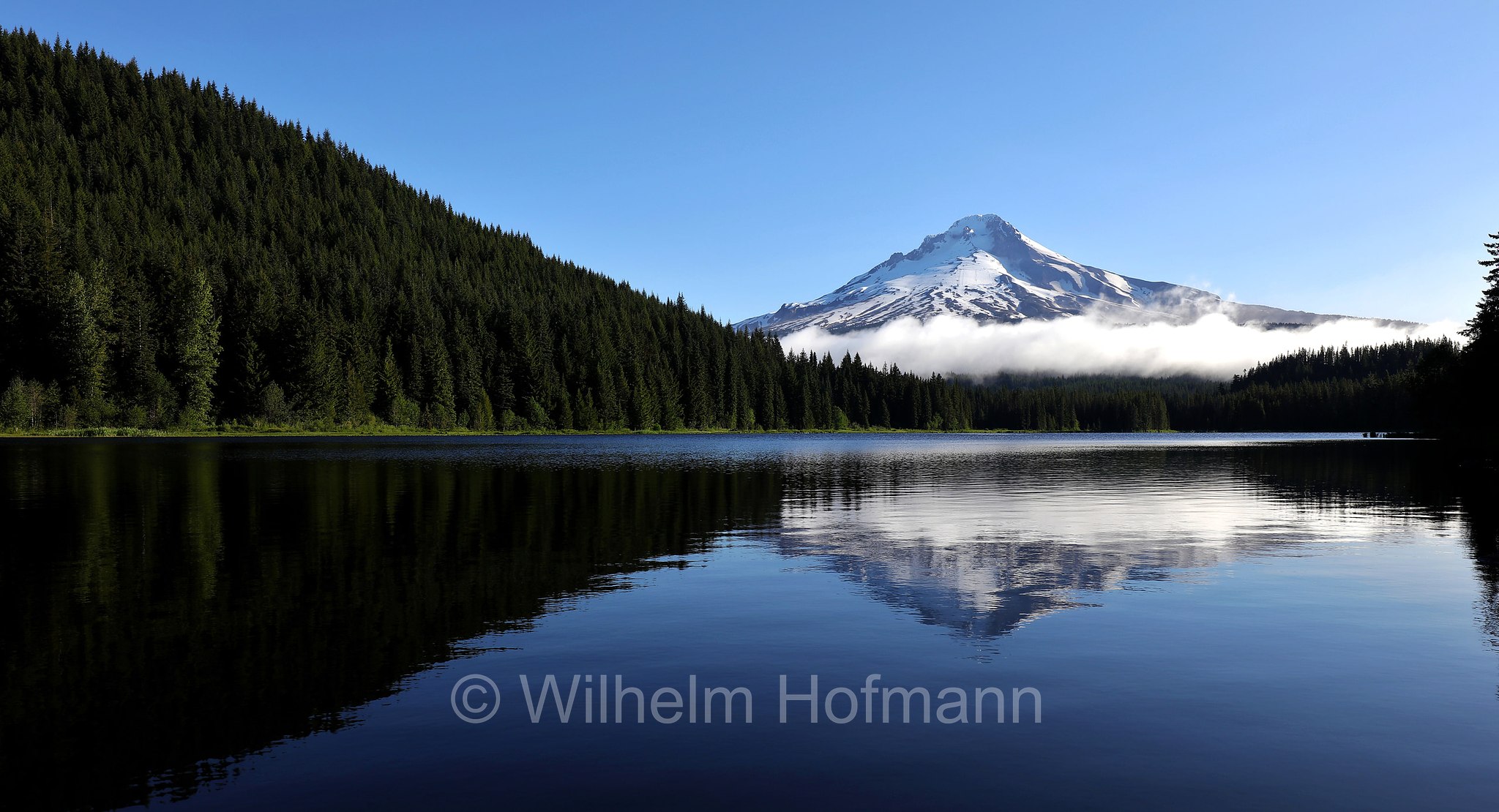 Trillium Lake, Mount Hood, Monte Hood, Oregon, USA