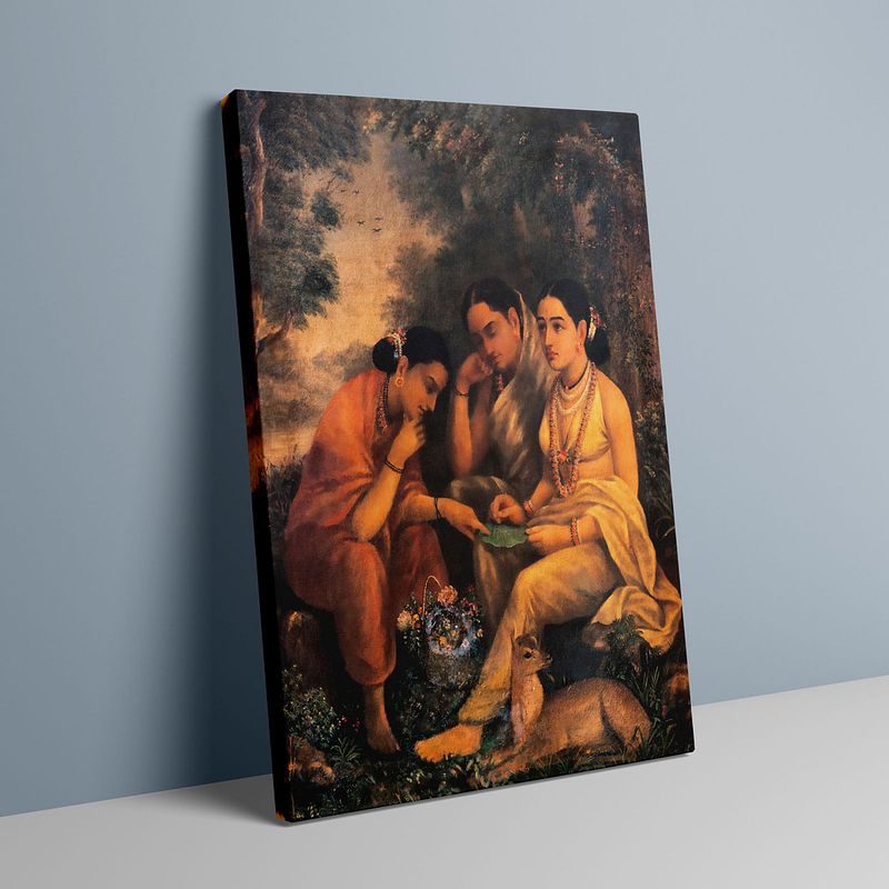 Shakuntala Patra-lekhan: A Timeless Masterpiece by Raja Ravi Varma