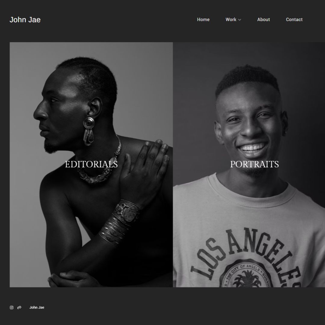 John Jae - Portfólio de modelos masculinos