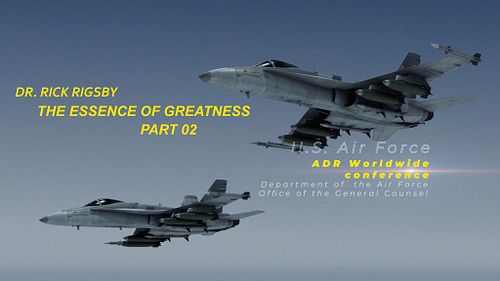 Inspirational video- Dr. Rick Rigsby-The Essence of Greatness-Part 2