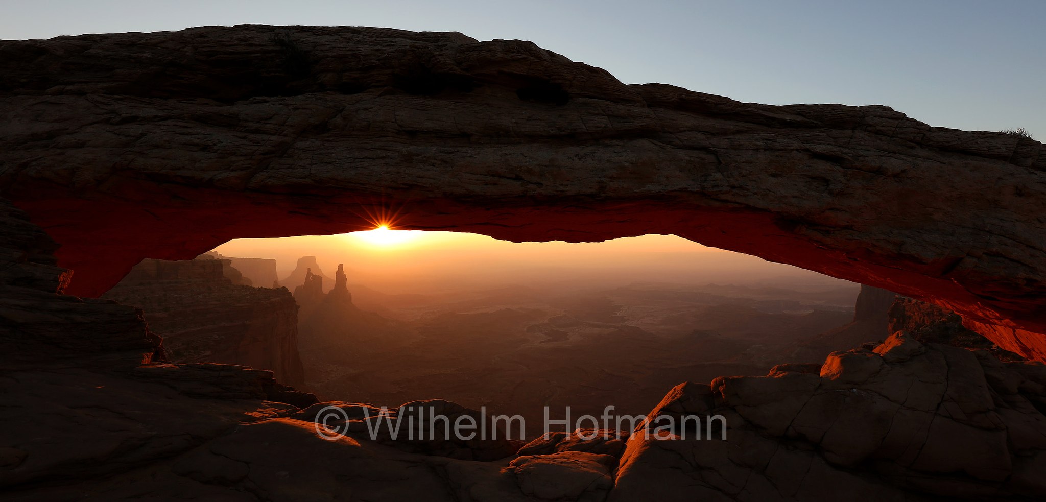 Mesa Arch, Canyonlands National Park, Canyonlands-Nationalpark, Parco nazionale delle Canyonlands, Utah, USA