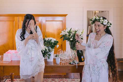 Bride Getting Ready