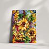 Sunflower Burst | Layered Watercolour | Art Print
