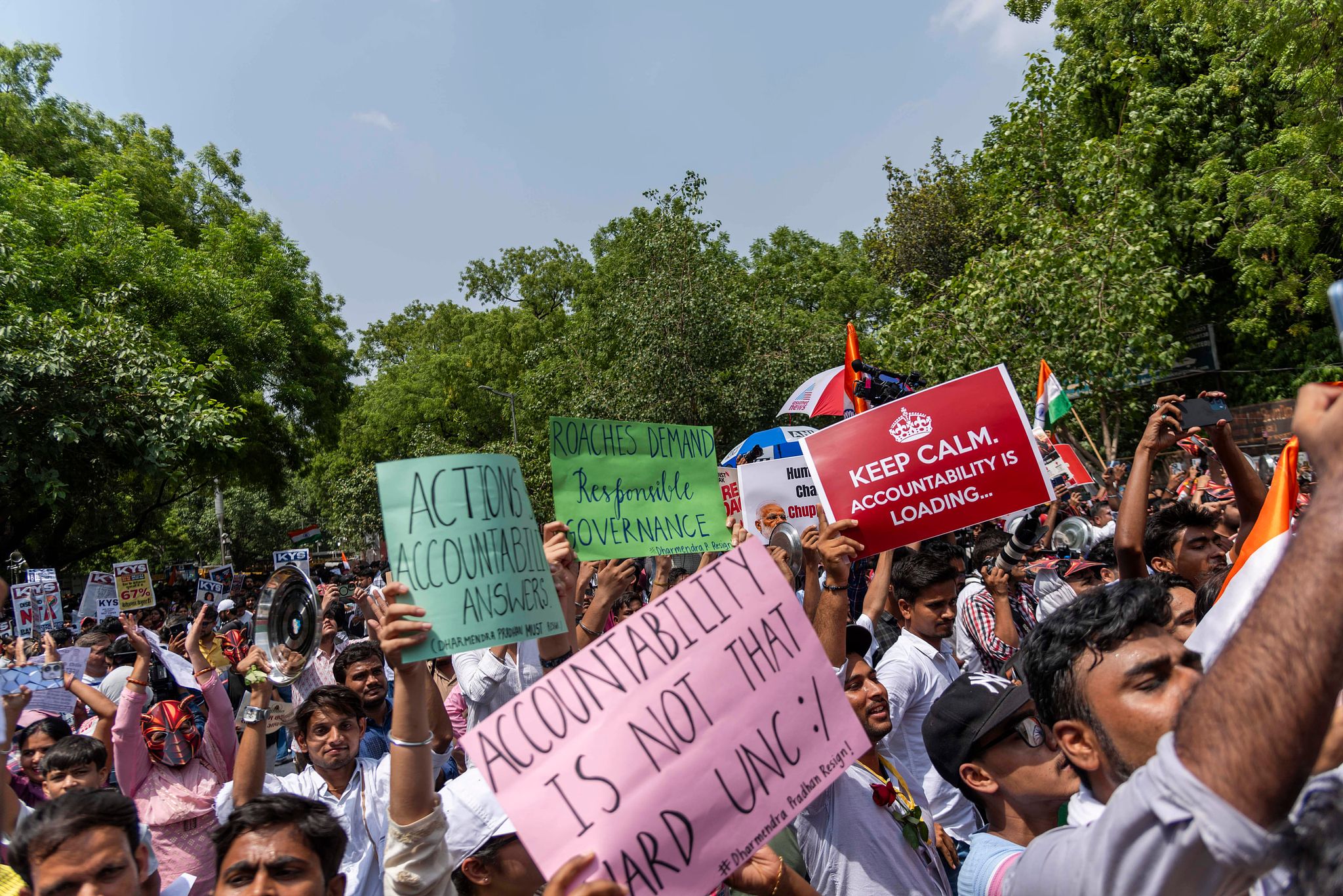 Cockroach Janta Party (CJP) protest in Delhi