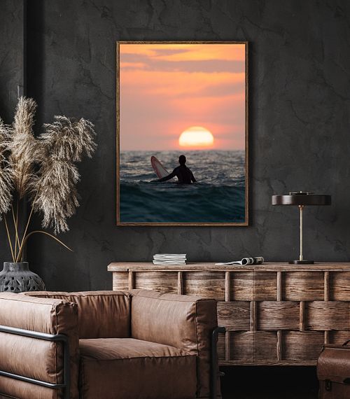 Frame,Mockup,In,Modern,Industrial,Interior,With,Leather,Furniture,,Luxury