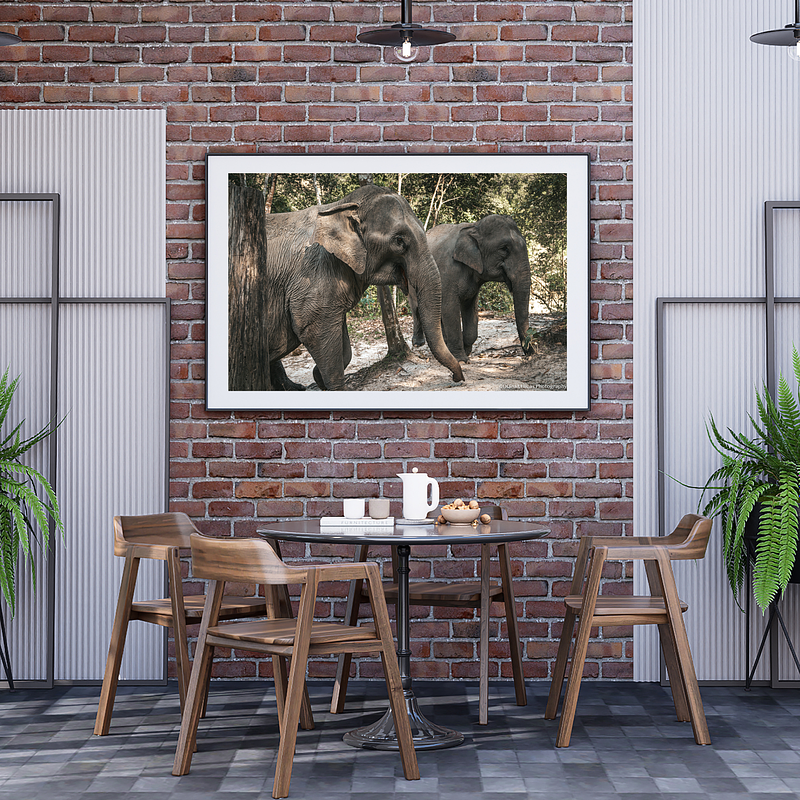 COLLECTION - GIANTS OF THE LAND HORIZONTAL - "Side by Side" - LIMITED EDITION 10 of 10