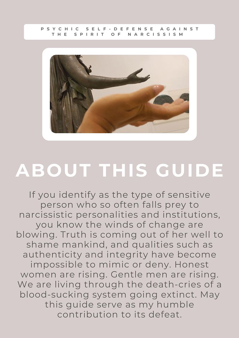 Psychic Self-Defense Against the Spirit of Narcissism (eBook)
