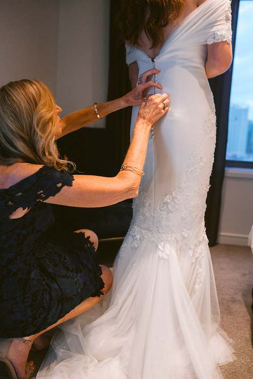 Bride Getting Ready