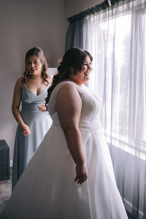 Bride Getting Ready