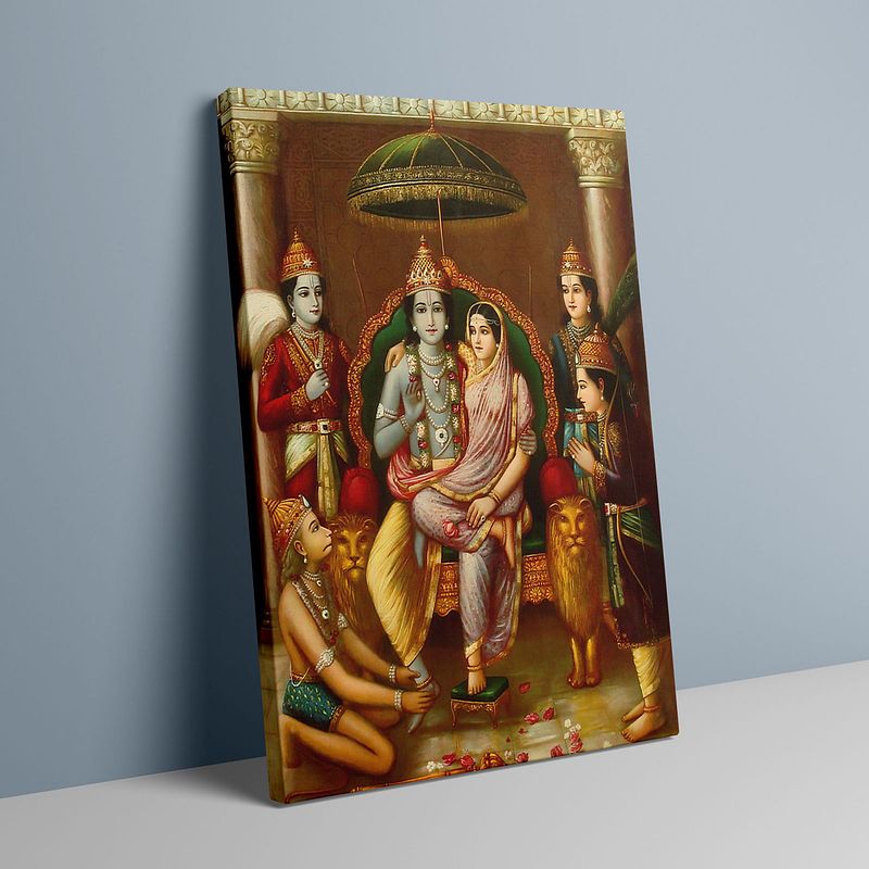 Shri Ram Panchayatan by Raja Ravi Verma