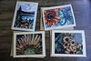 Flower Painting Card Set of 4