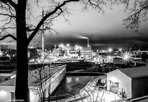 Landskap ved Borregaardsfossen i Sarpsborg – foto av Trond Johansen