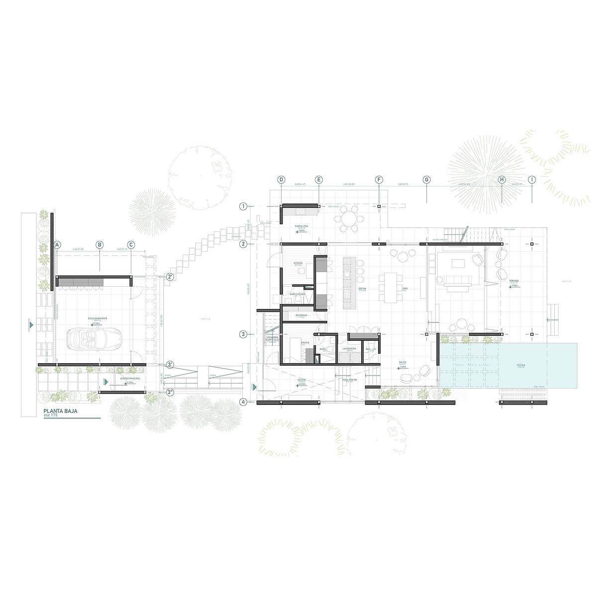 planta arquitect&oacute;nica viviendas lujo Puerto Rico dise&ntilde;o residencial modular