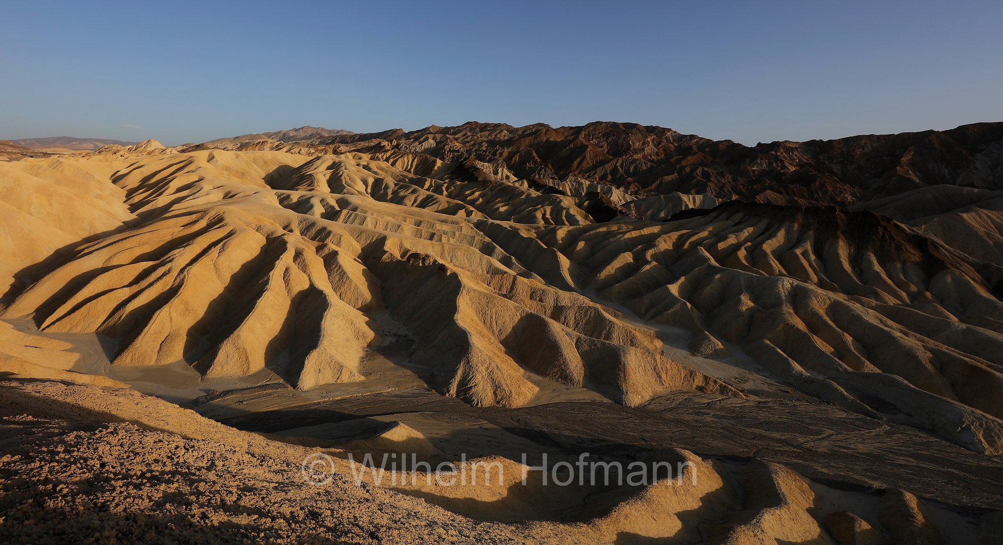 Zabriskie Point, Death Valley National Park, Death-Valley-Nationalpark, Valle della Morte, California, Kalifornien, USA
