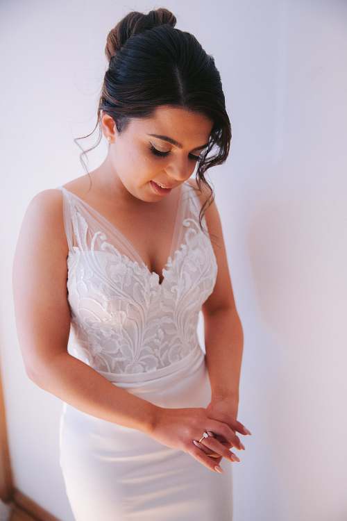 Bride Getting Ready