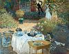 The Luncheon: A Peaceful Afternoon in the Garden by Claude Monet