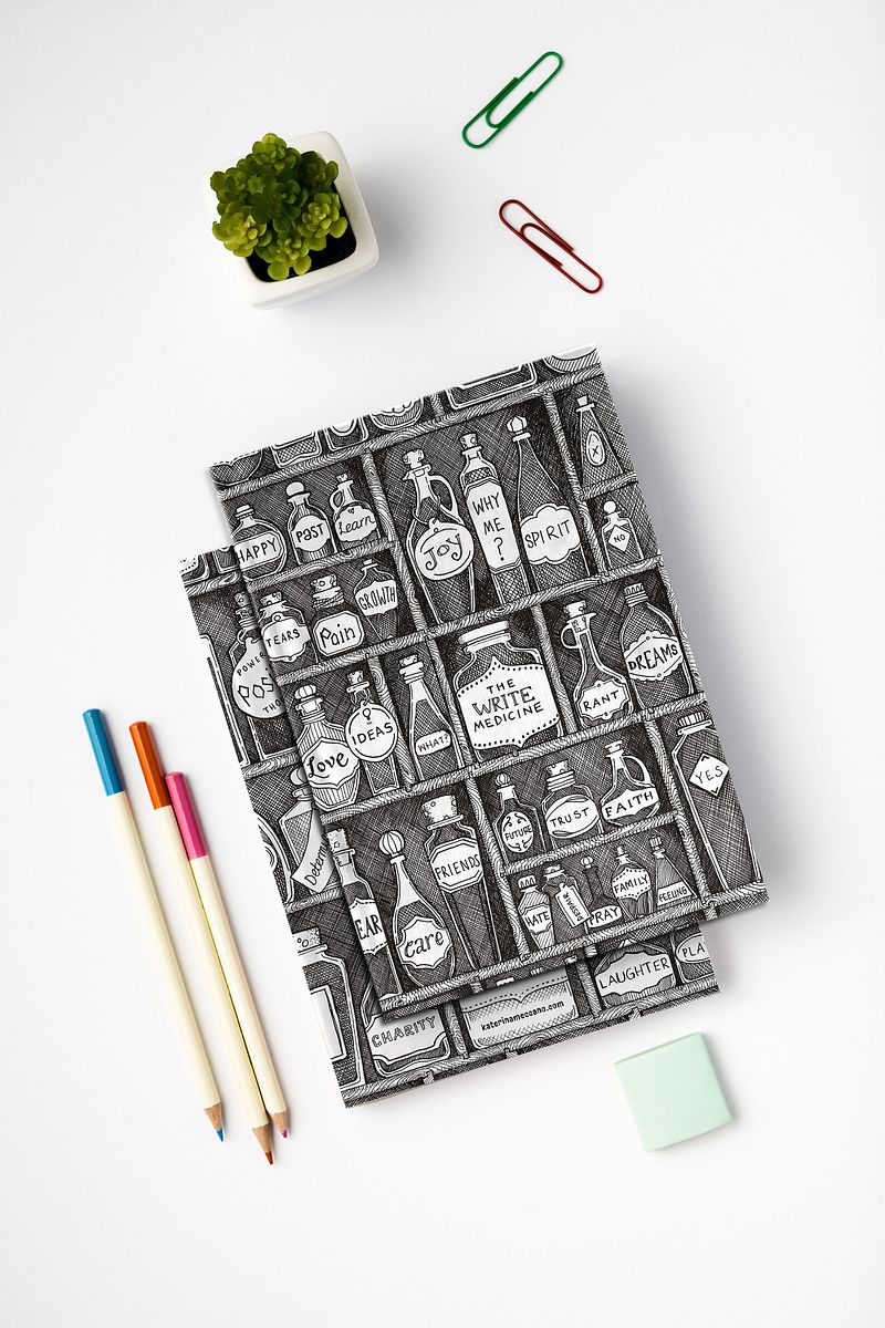 The Write Medicine A5 Notebook