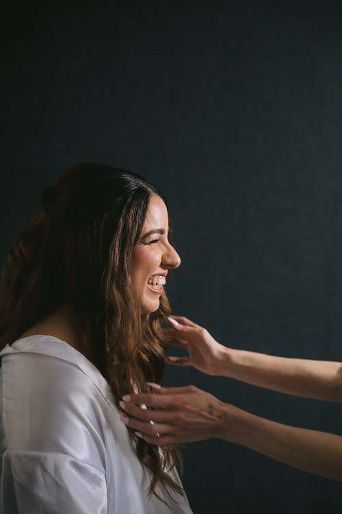 Bride Getting Ready