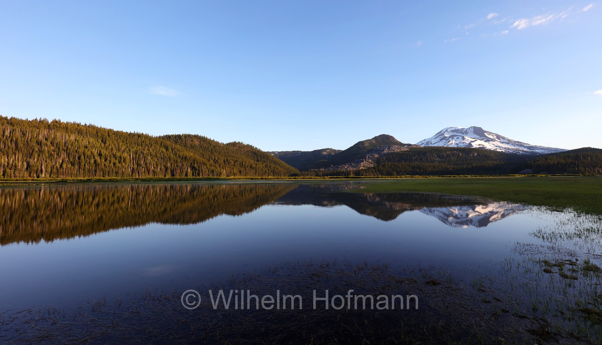 South Sister, Soda Creek, Sparks Lake Meadow, Oregon, USA