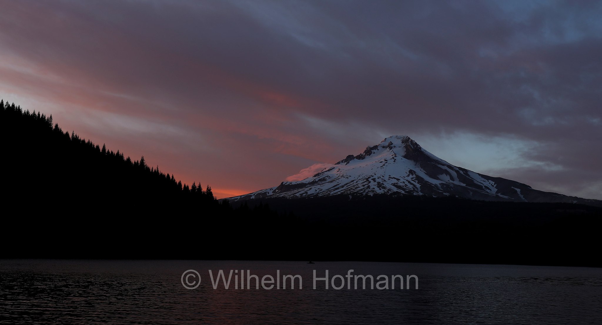 Trillium Lake, Mount Hood, Monte Hood, Oregon, USA