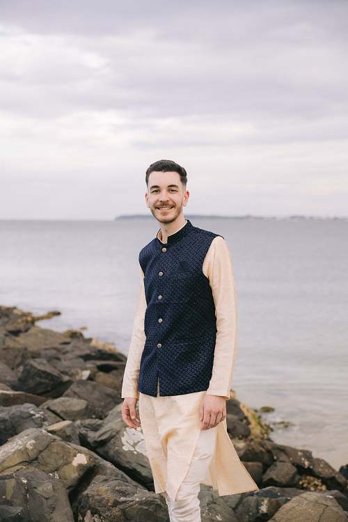 Wedding Photo at Cook Park Rock Jetty, Brighton Le Sands