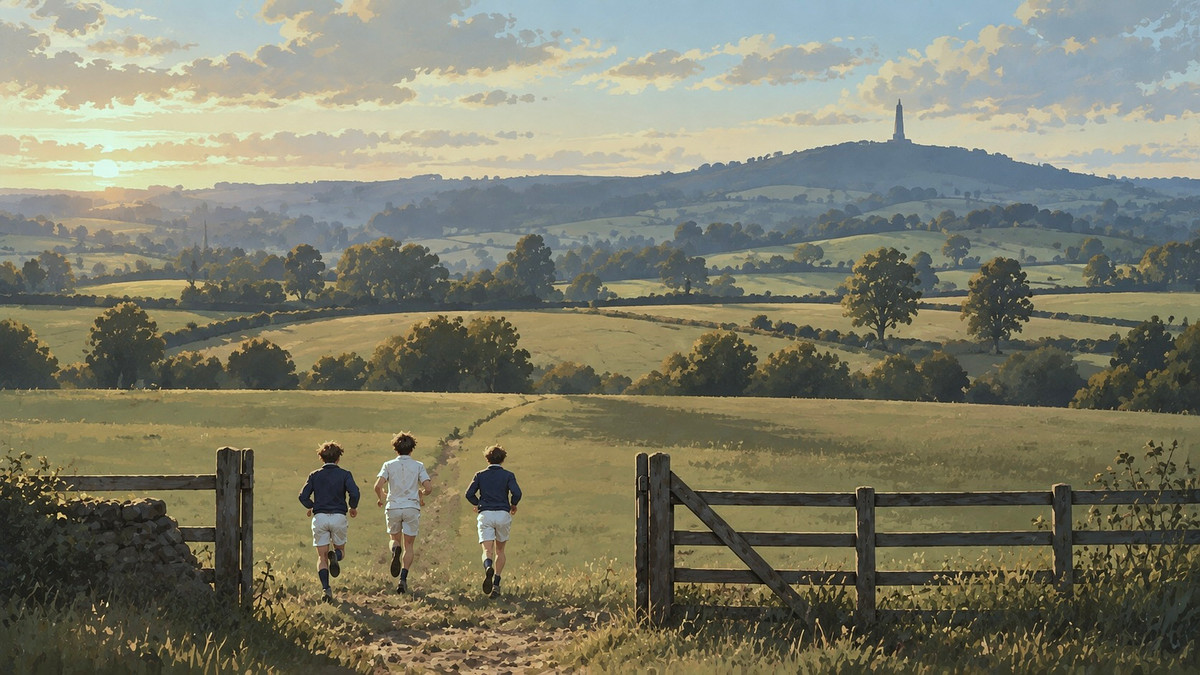 Rendering of Wellington School, Somerset by Martin Potter