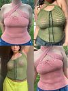 Audrey Halter Top- Crochet PDF Pattern