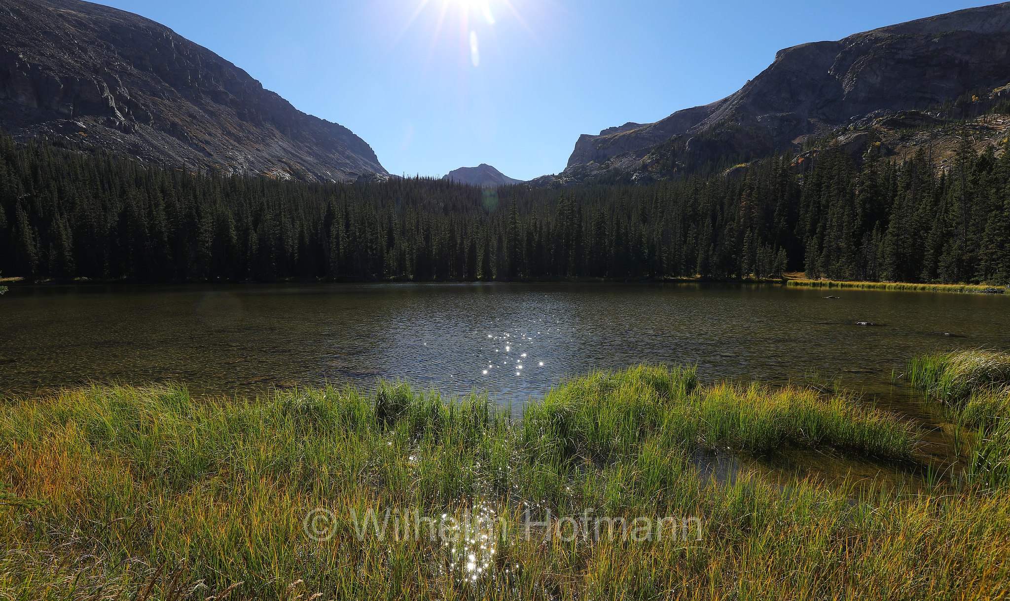 Ouzel Lake, Rocky Mountain National Park, Rocky-Mountain-Nationalpark, parco nazionale delle Montagne Rocciose, Colorado, USA