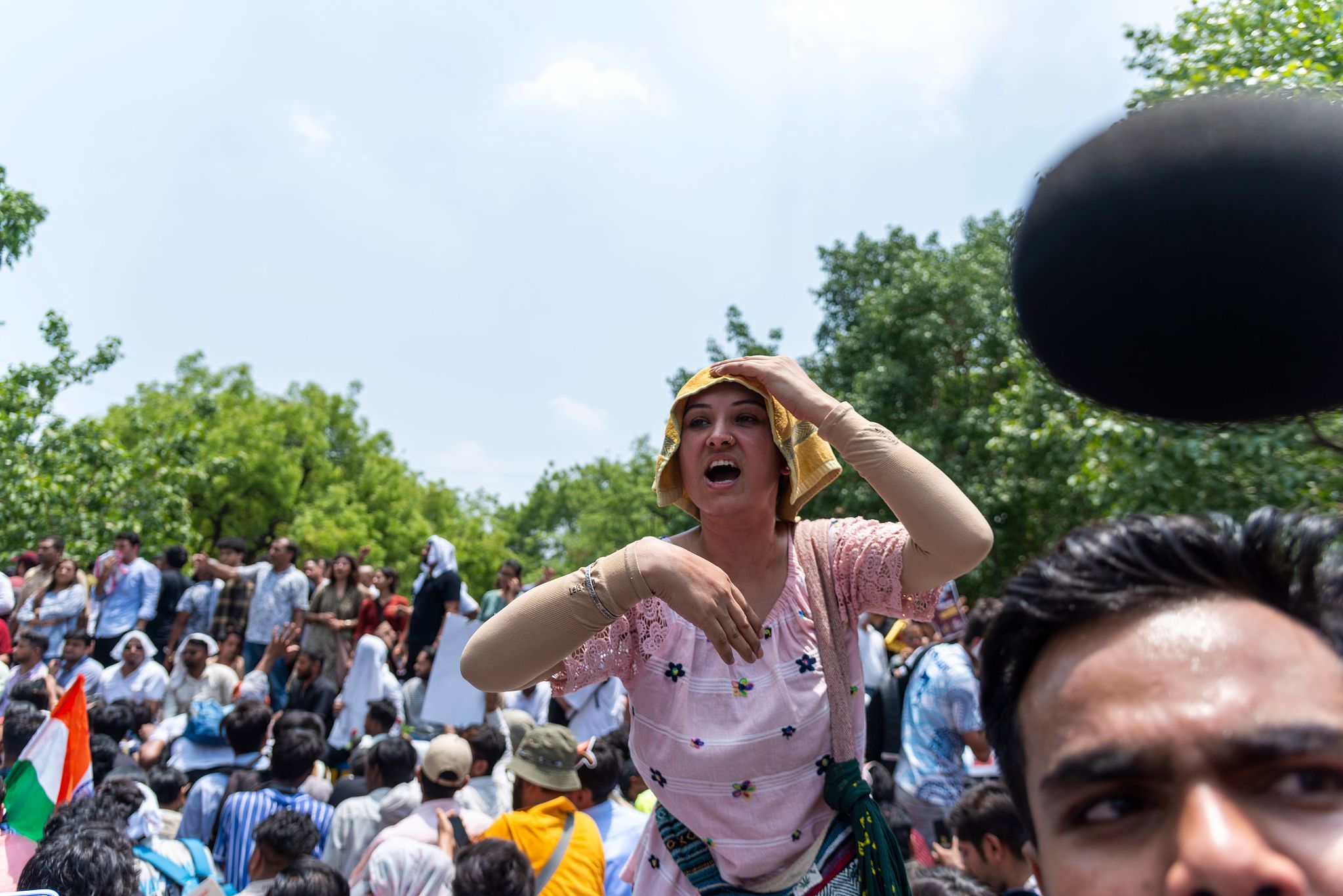Cockroach Janta Party (CJP) protest in Delhi