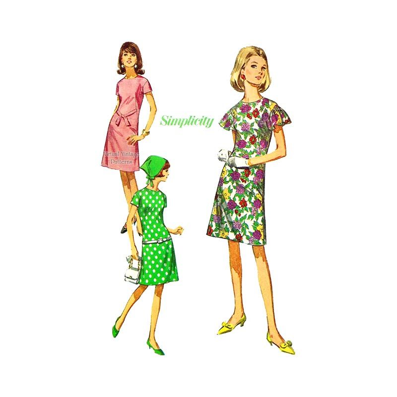 Simplicity 6910 Jiffy Dress Pattern | Virtual Vintage