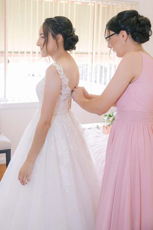 Bride Getting Ready