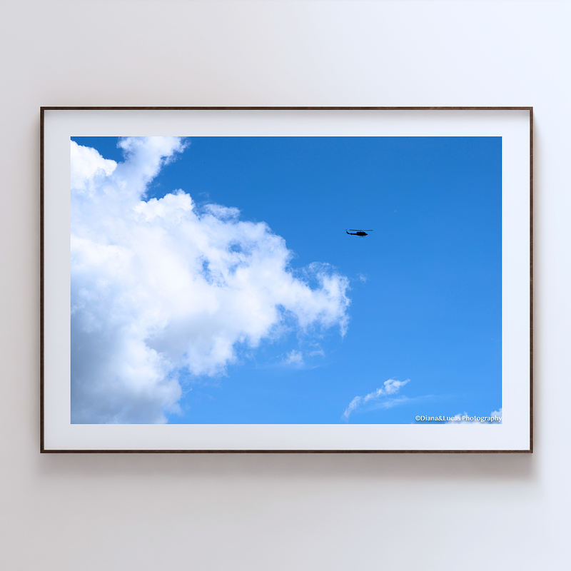 COLLECTION - FROM ABOVE HORIZONTAL - "One in the Blue" - LIMITED EDITION 10 of 10