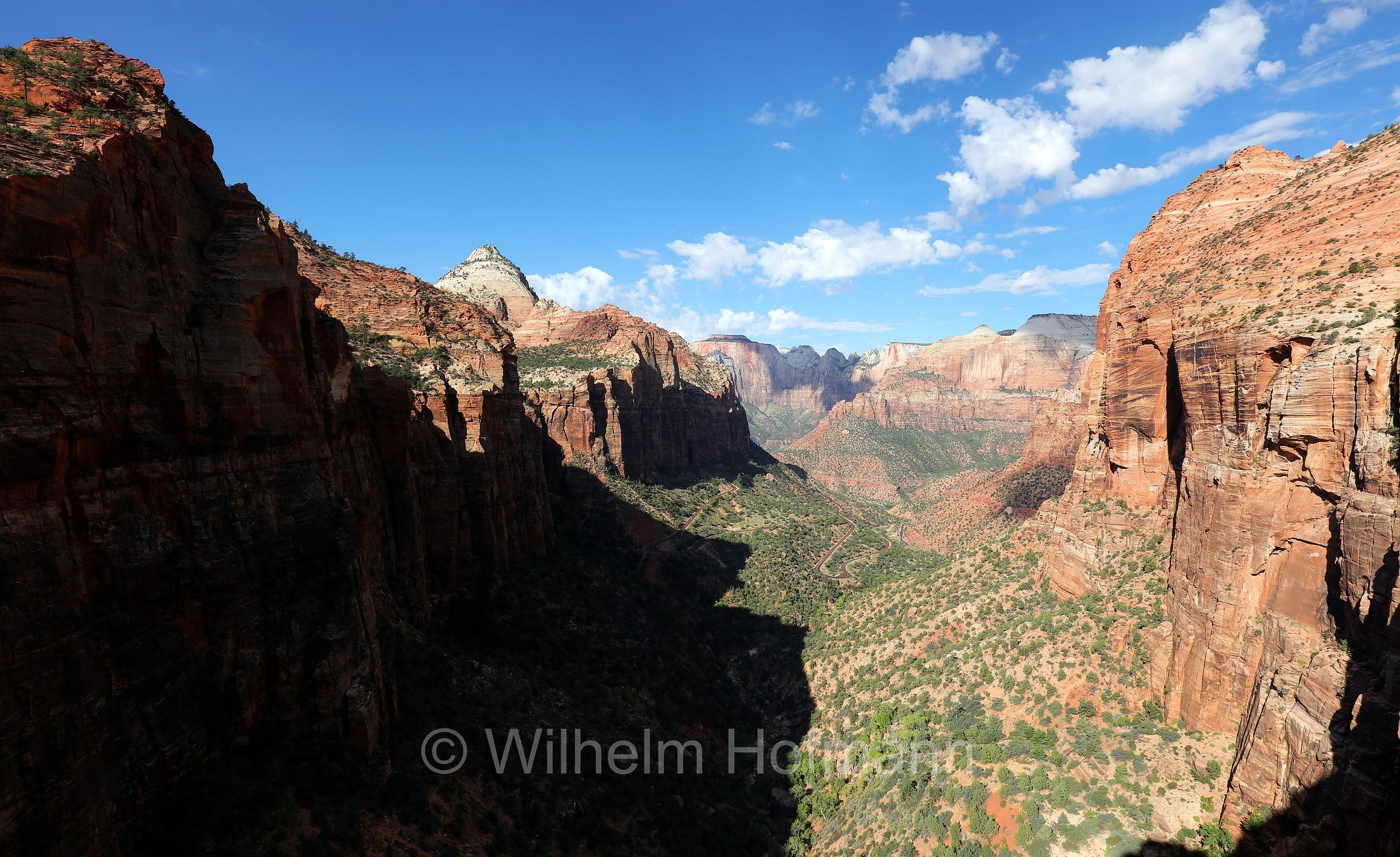 Pine Creek Canyon Overlook, Zion National Park, Zion-Nationalpark, Parco nazionale di Zion, Utah, USA