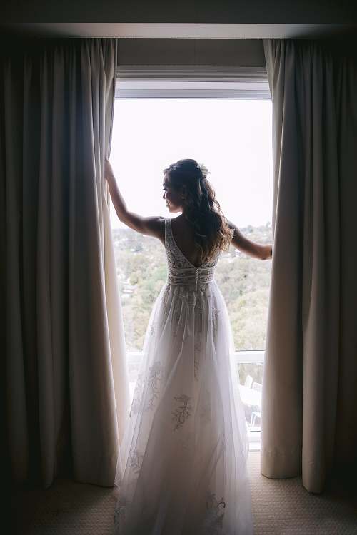 Bride Getting Ready