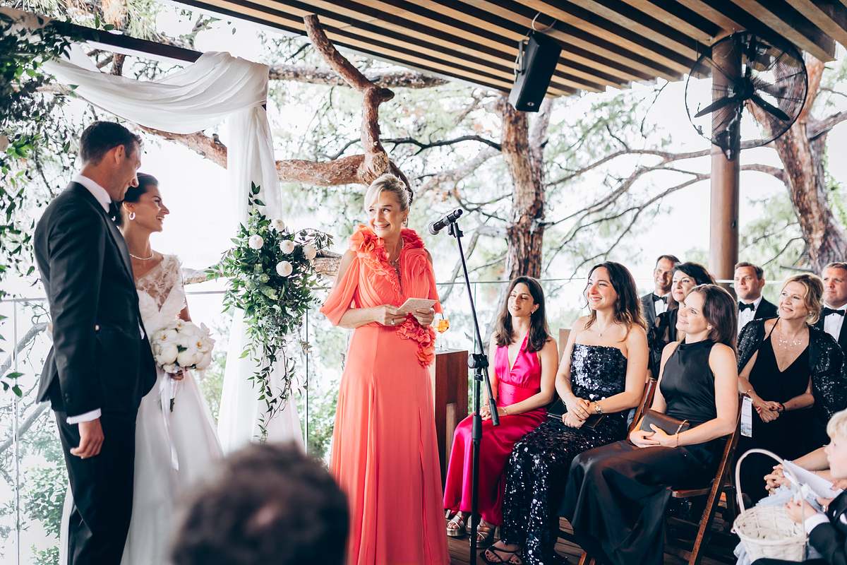 Modern wedding details and textures at D-Resort Gocek