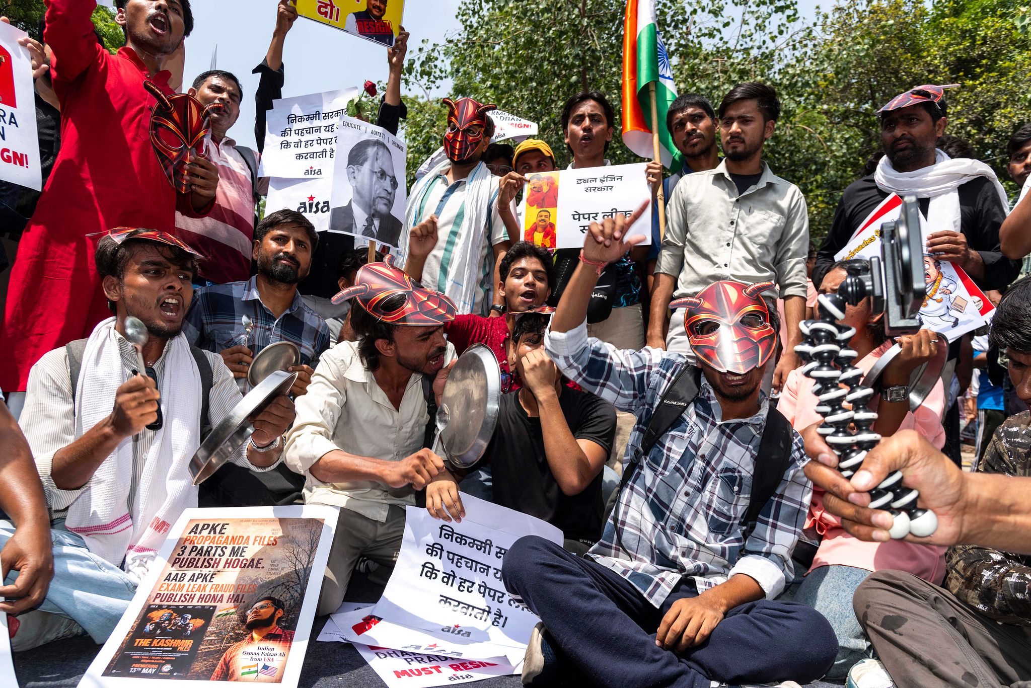 Cockroach Janta Party (CJP) protest in Delhi
