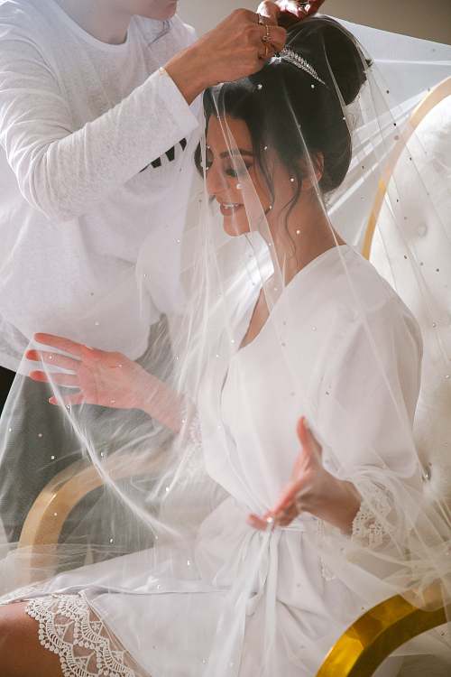 Bride Getting Ready