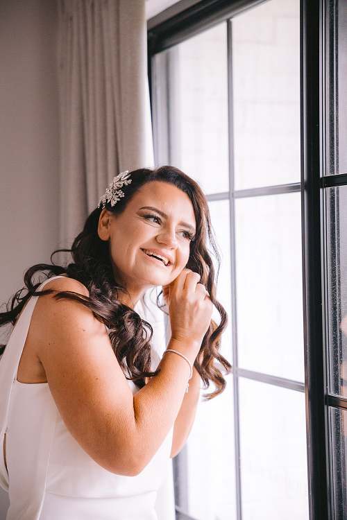 Bride Getting Ready