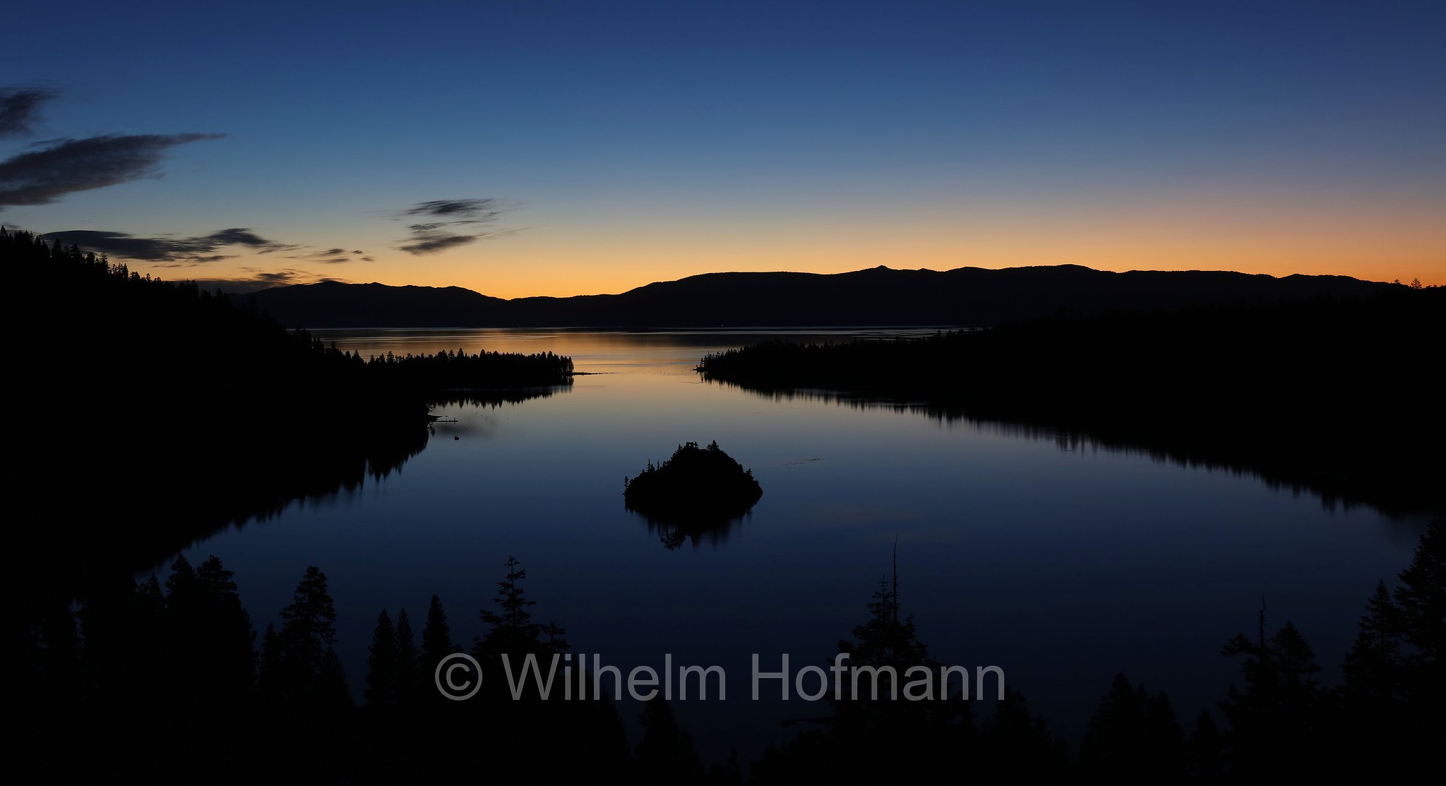 Fannette Island, Emerald Bay, Lake Tahoe, Lago Tahoe, California, Kalifornien, USA