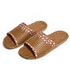 Light Straw Slippers