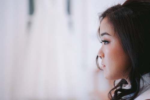 Bride Getting Ready