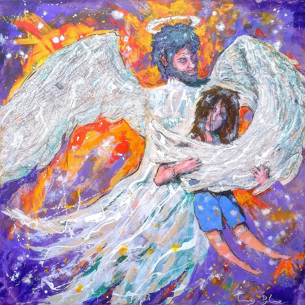 Original paintings by American artist Tony Blue