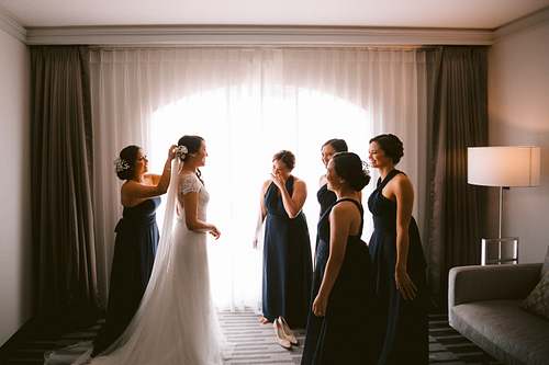 Bride Getting Ready