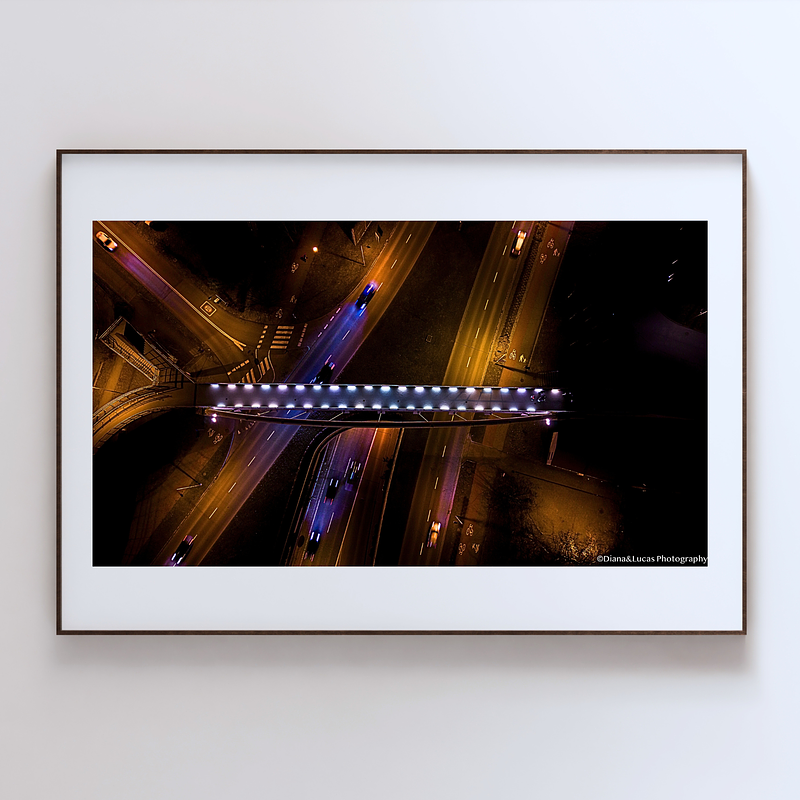 COLLECTION - URBAN GEOMETRY HORIZONTAL - "LED Road" - LIMITED EDITION 10 of 10