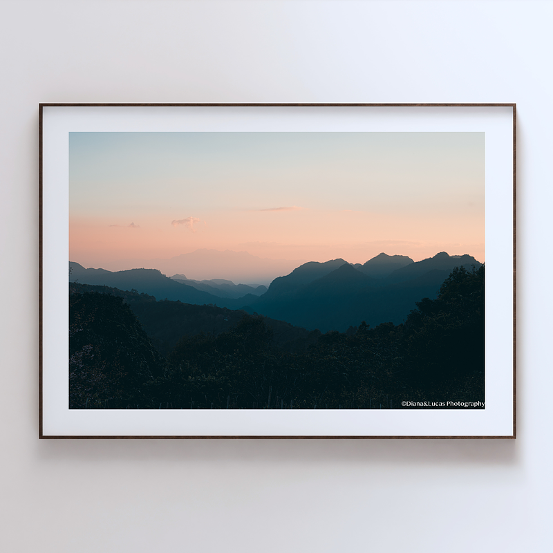 COLLECTION - GIANTS OF THE LAND HORIZONTAL - "Peach Light" - LIMITED EDITION 10 of 10