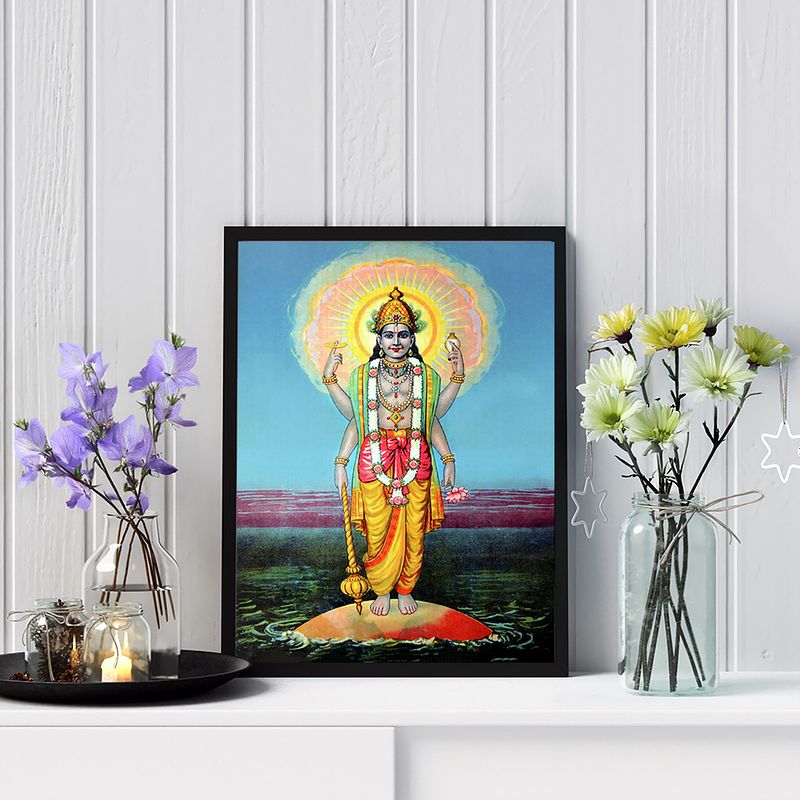 Vishnu: The Protector of the Universe by Raja Ravi Verma